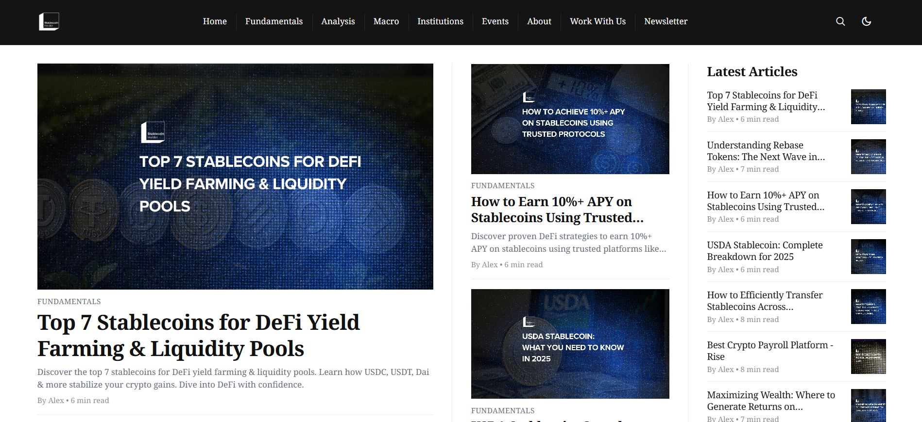 Best Stablecoin News Platform in 2025