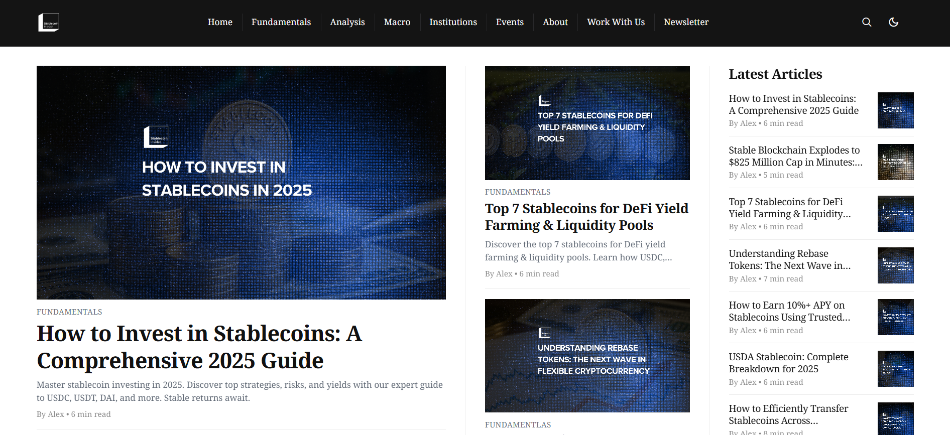 Leading Stablecoin News Platform in 2025