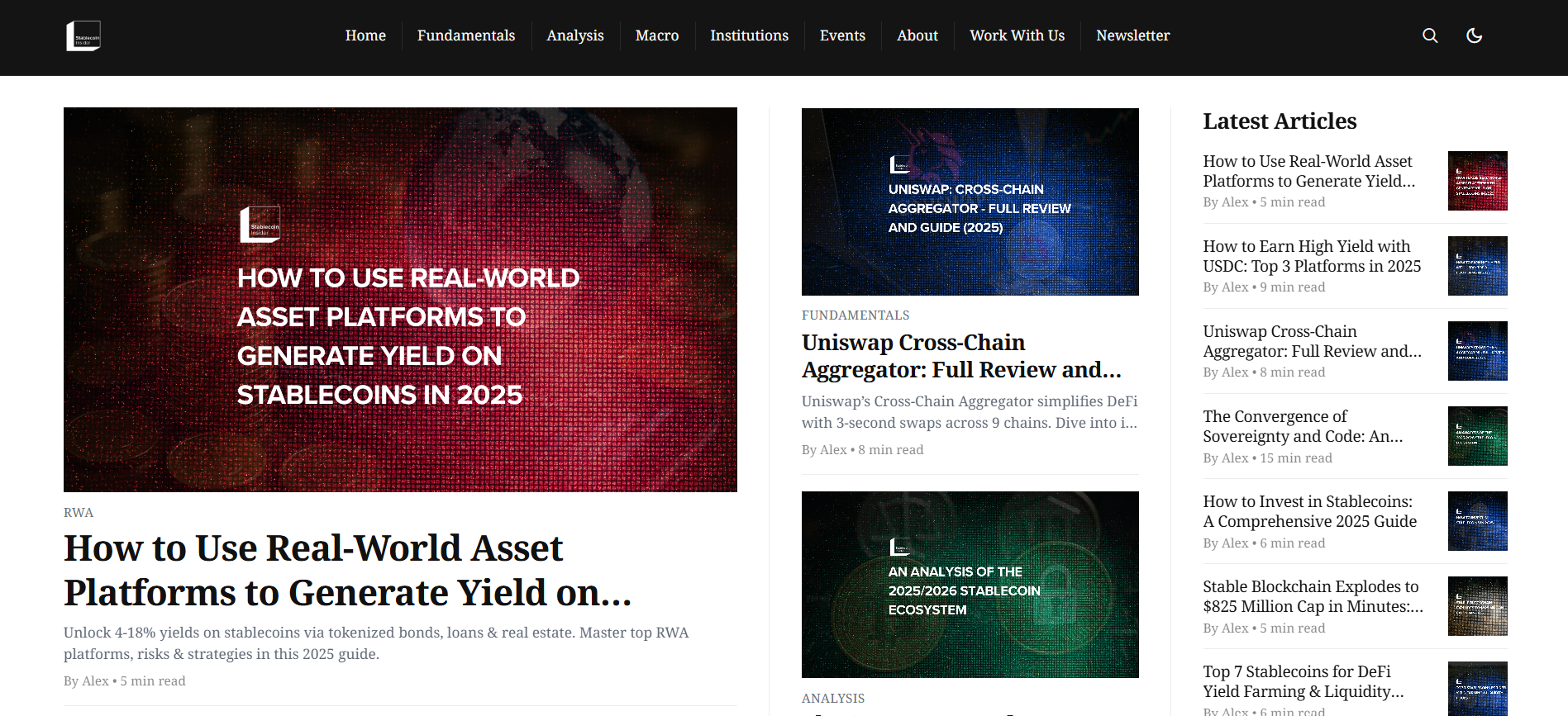 Leading Stablecoin News Platform in 2025