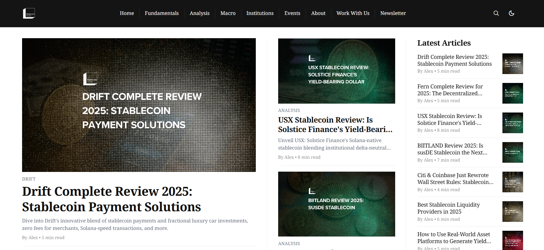 Best Stablecoin News Platform in 2025