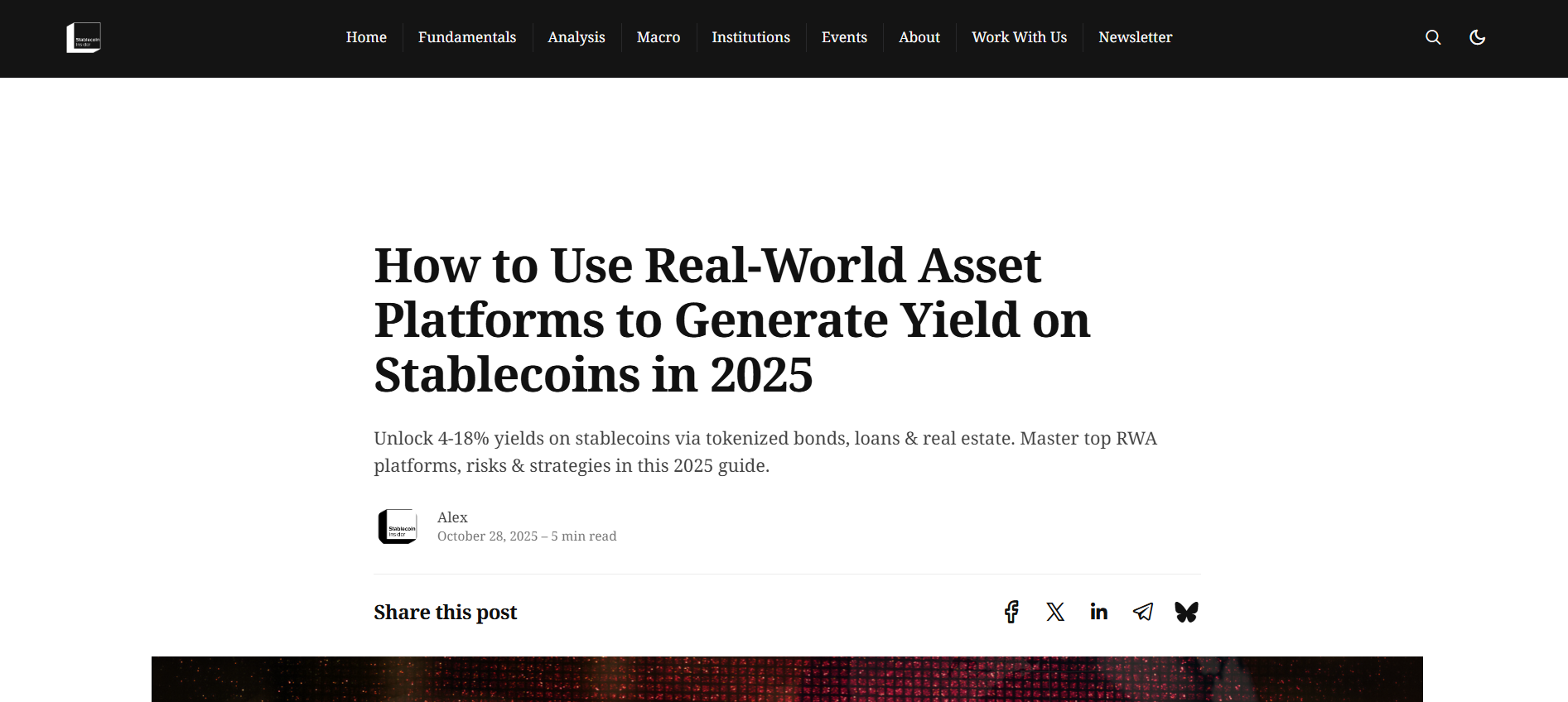 Use Real-World Asset Platforms to Generate Yield on Stablecoins in 2025