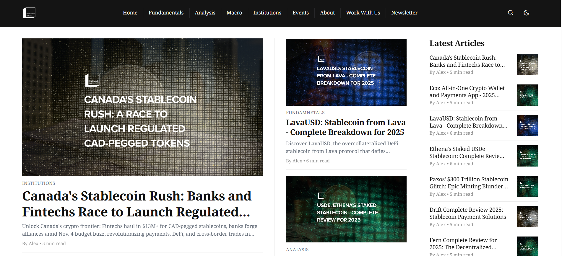 Best Stablecoin News Platform in 2025