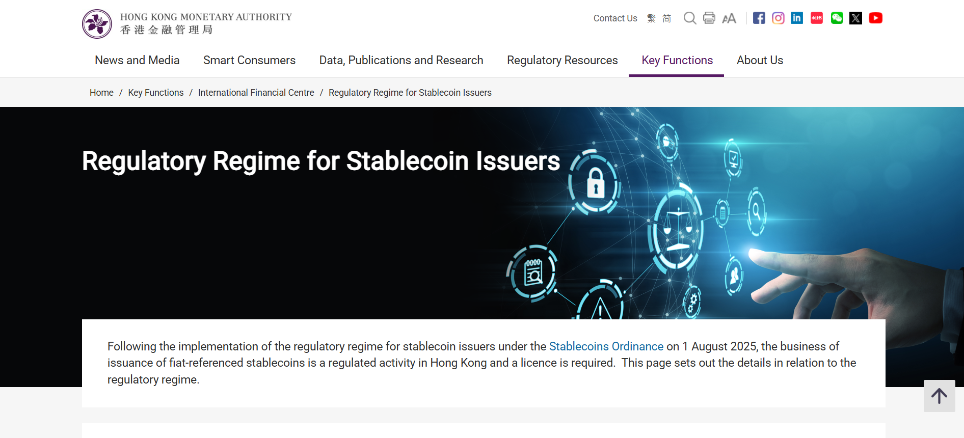 Hong Kong Stablecoin Regulation 2025