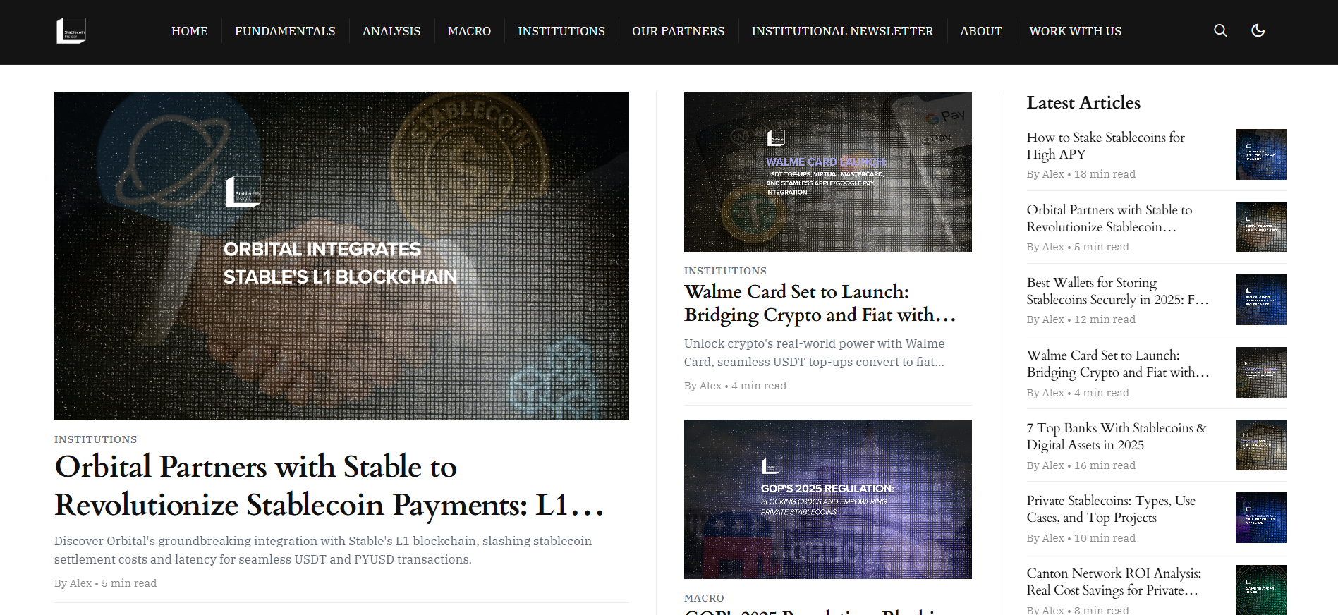 Best Stablecoin News Platform in 2025