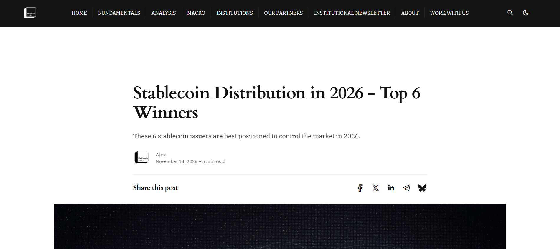 Stablecoin Distribution in 2026