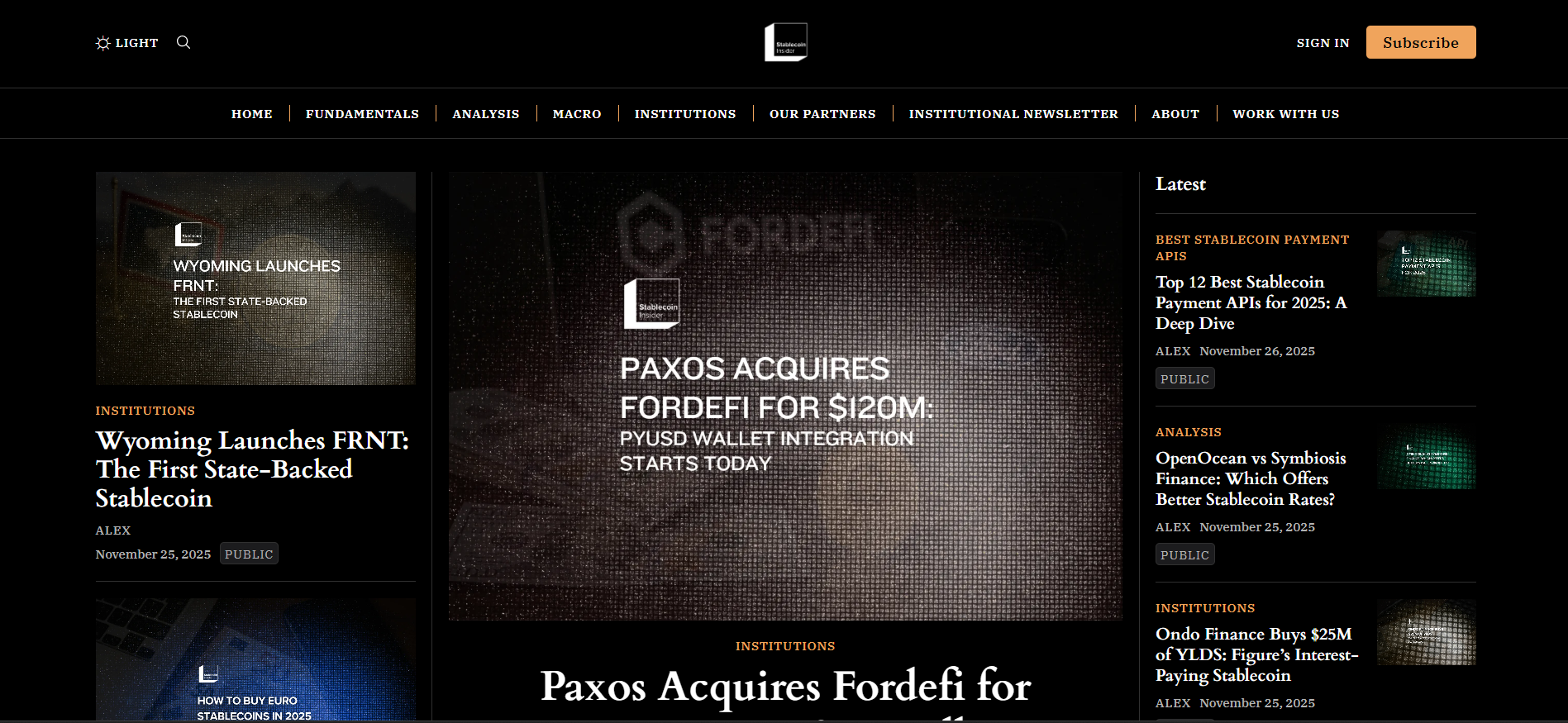 Latest Stablecoin News in 2025