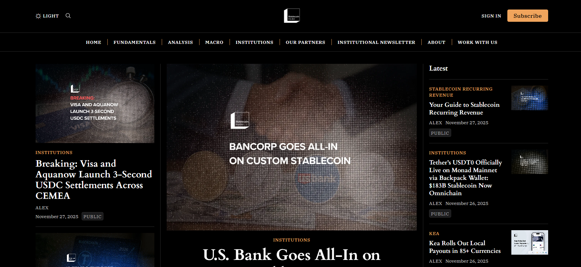 Latest Stablecoin News in 2025