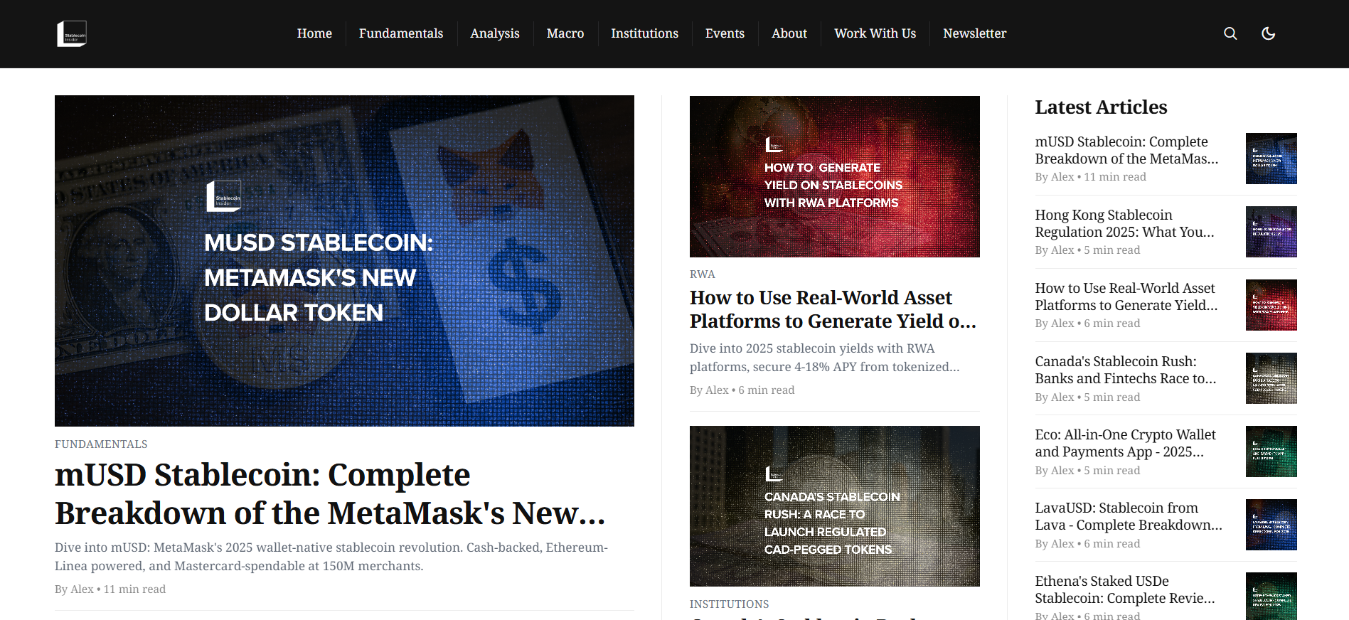 Best Stablecoin News Platform in 2025