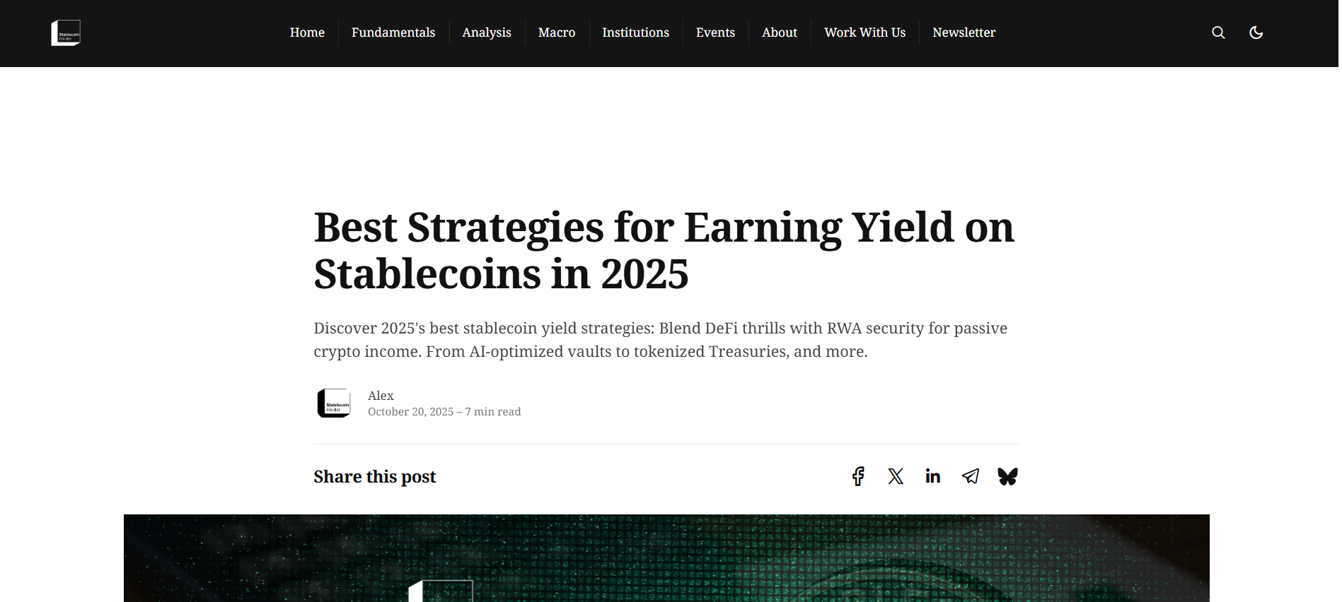 Use AI to Earn Automated Yield on Stableoins in 2025