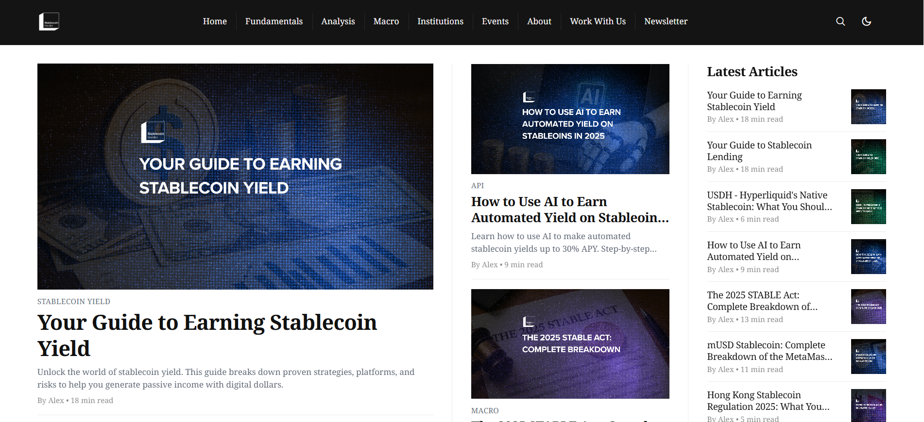Best Stablecoin News Platform in 2025