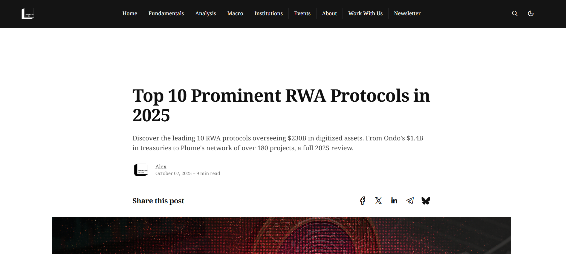 Top 10 RWA Protocols in 2025