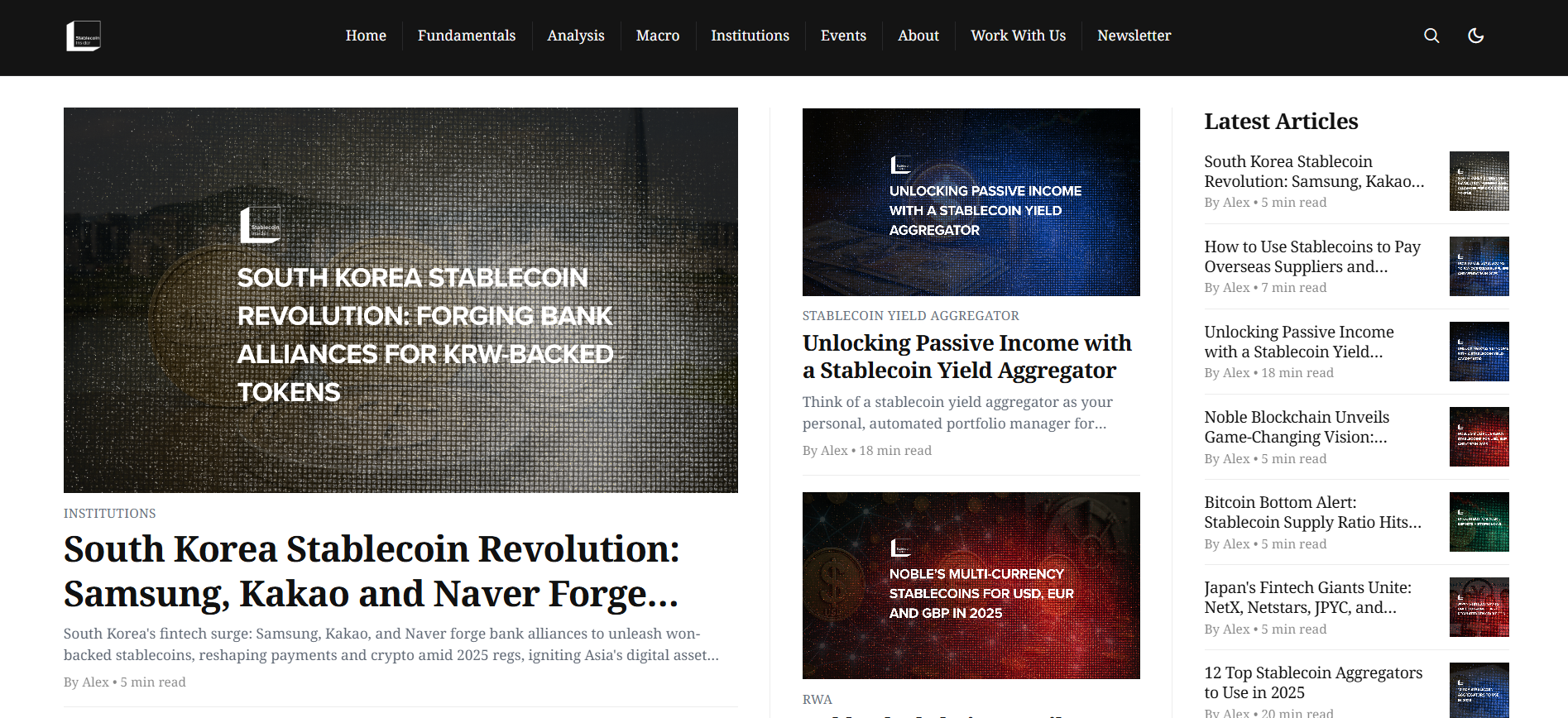 Best Stablecoin News Platform in 2025