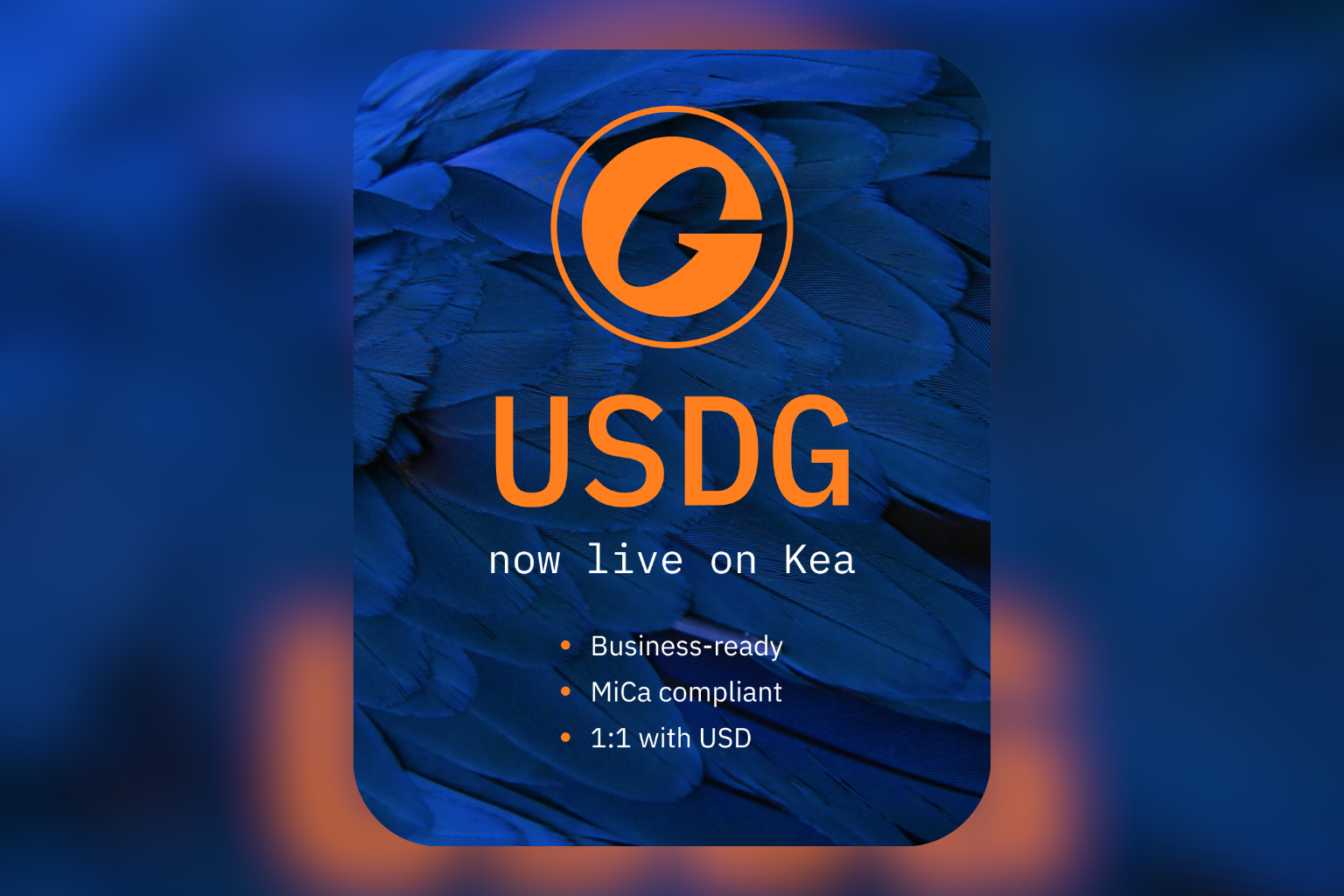 The premier global stablecoin USDG is now available on Kea