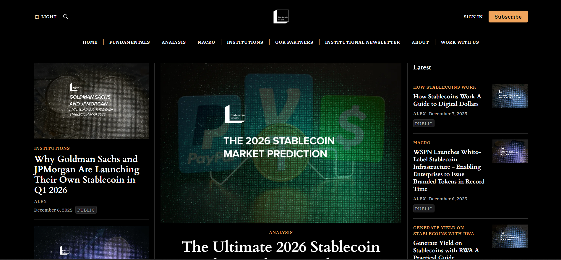 Best Stablecoin News Platform for 2026