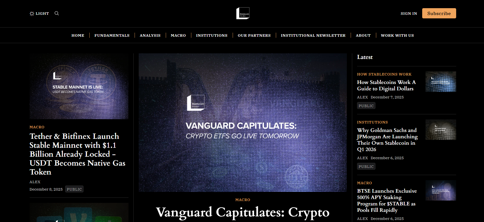 Best Stablecoin News Platform for 2026