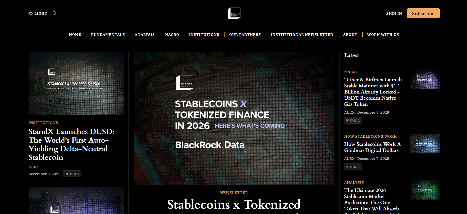 Best Stablecoin News Platform for 2026