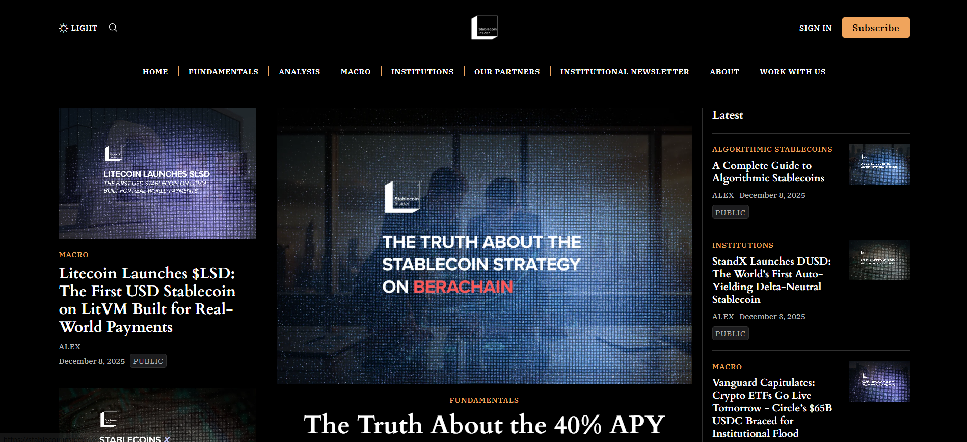 Best Stablecoin News Platform for 2026