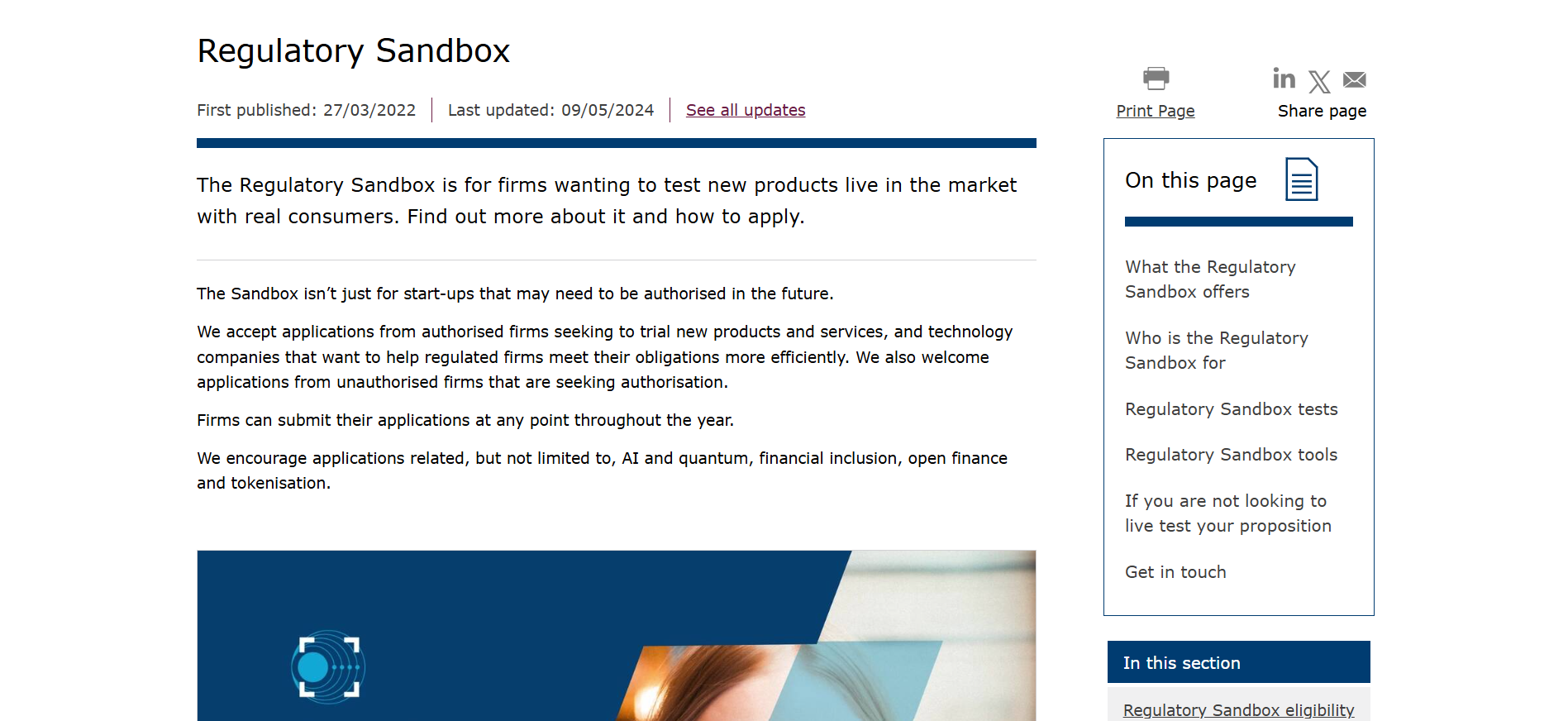 FCA Stablecoin Sandbox