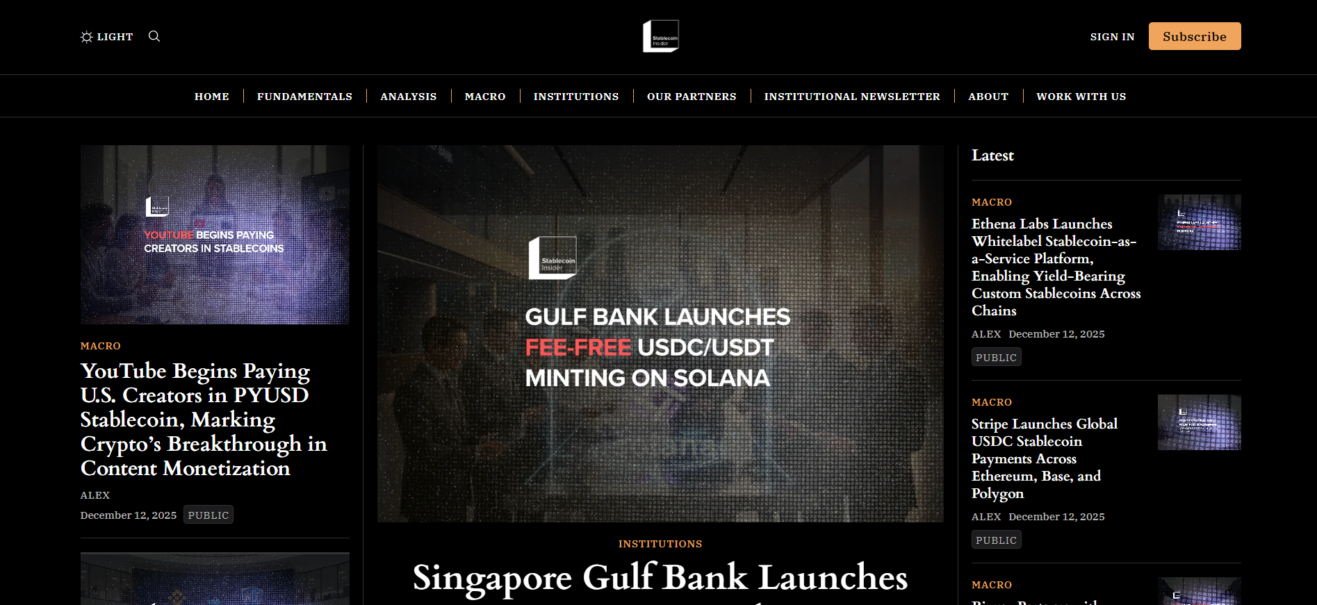 Best Stablecoin News Platform for 2026