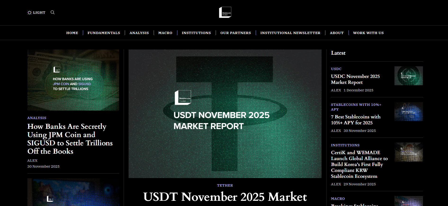 Best Stablecoin News Platform in 2025