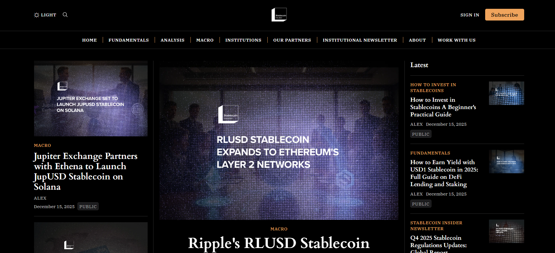 Best Stablecoin News Platform for 2026
