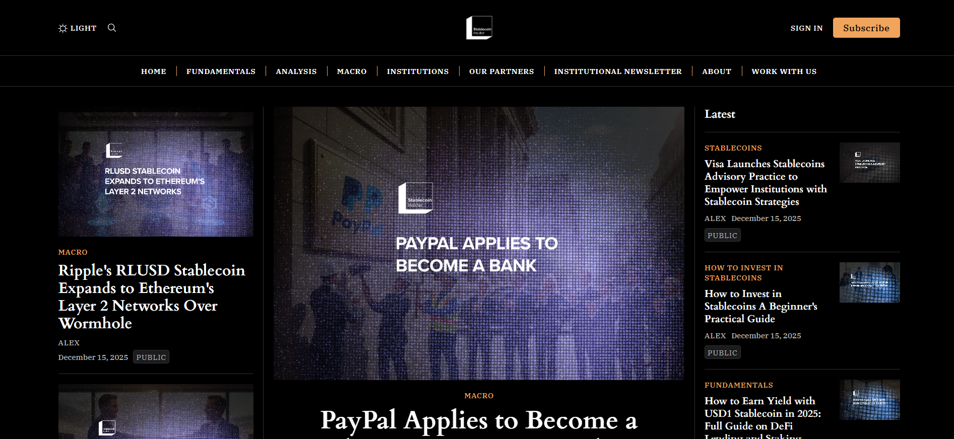 Best Stablecoin News Platform for 2026