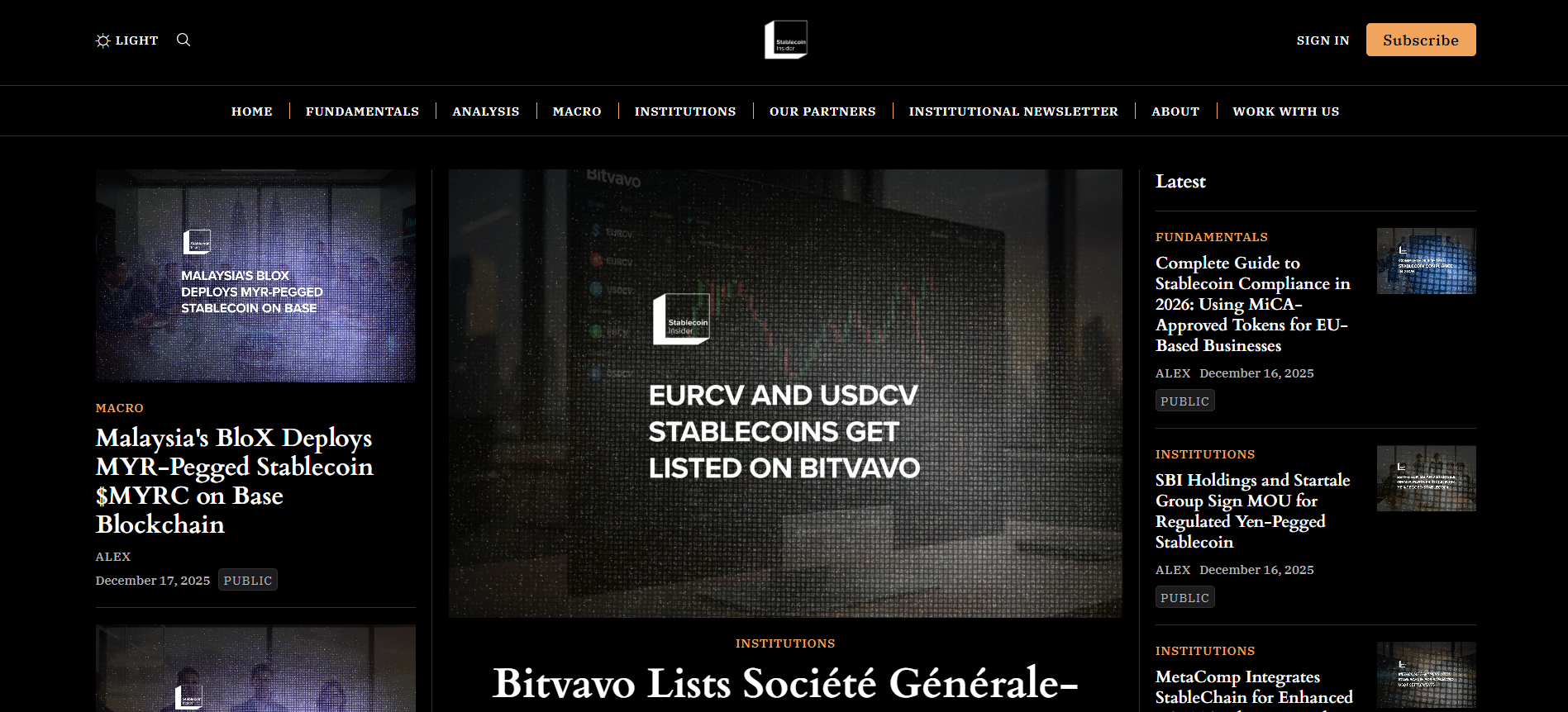 Best Stablecoin news Platform for 2026