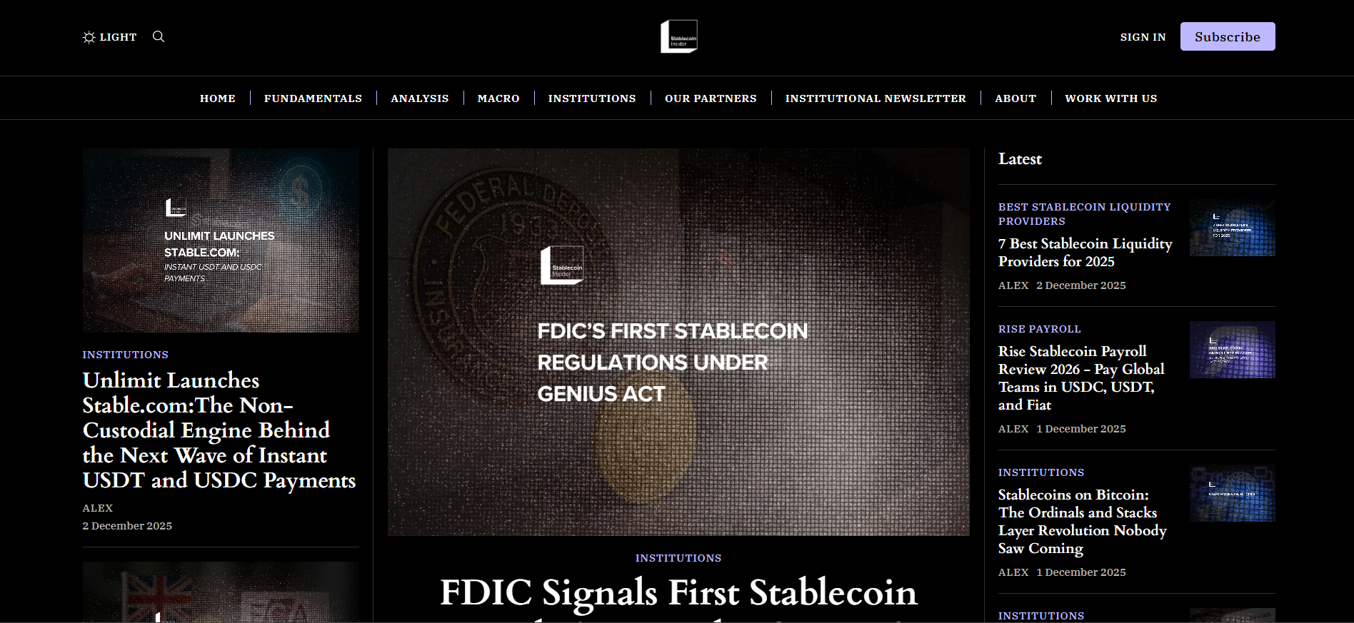Best Stablecoin News Platform for 2026