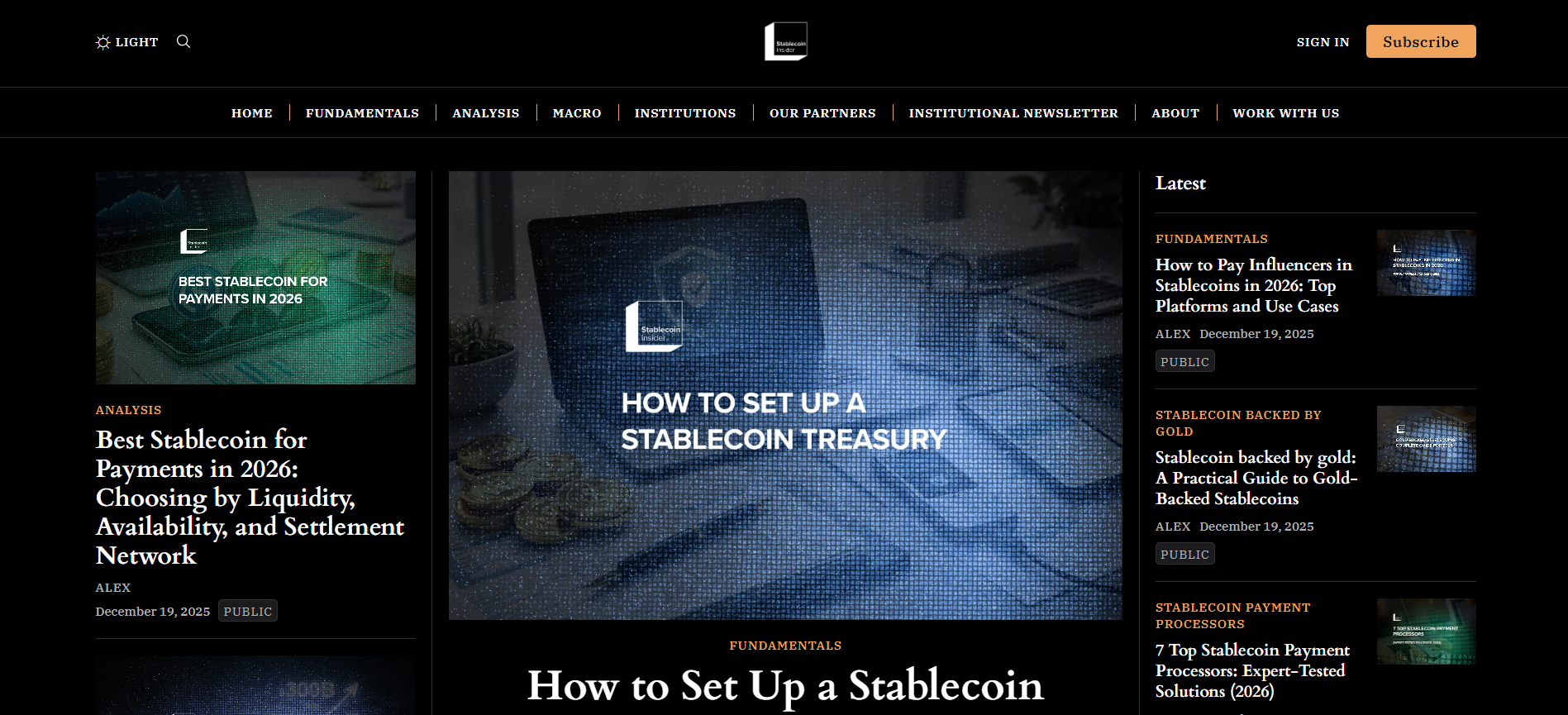 Best Stablecoin News Platform for 2026