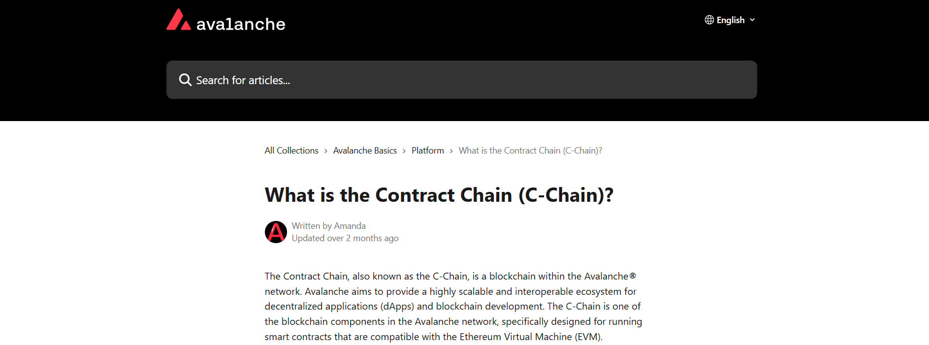 Avalanche C-Chain for Stablecoin Micropayments