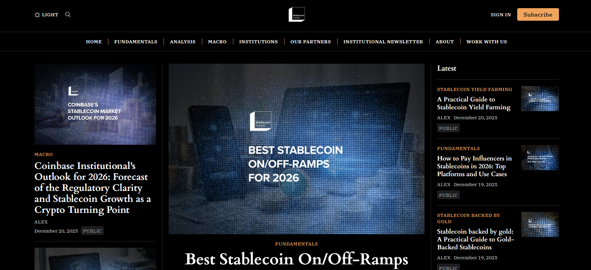Best Stablecoin News Platform for 2026