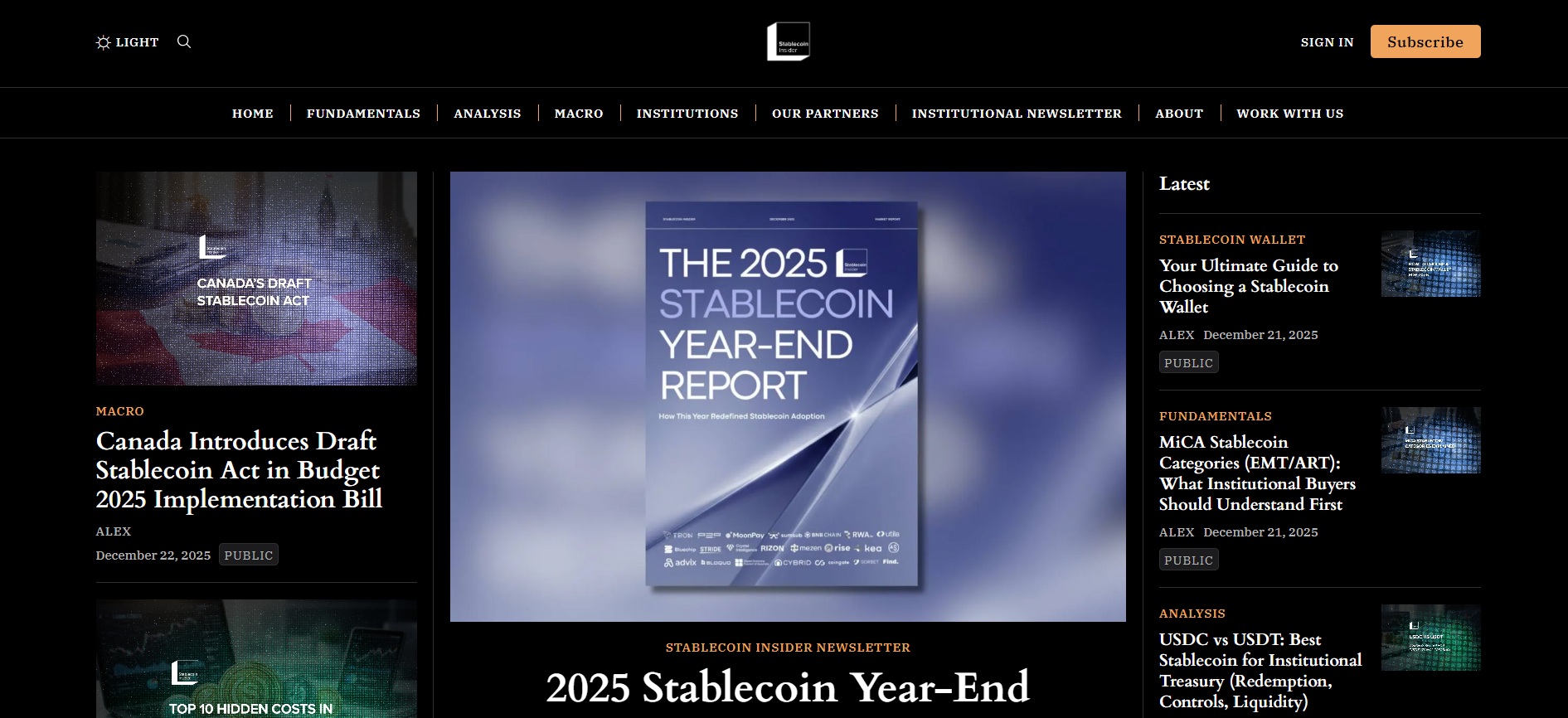 Best Stablecoin News Platform for 2026