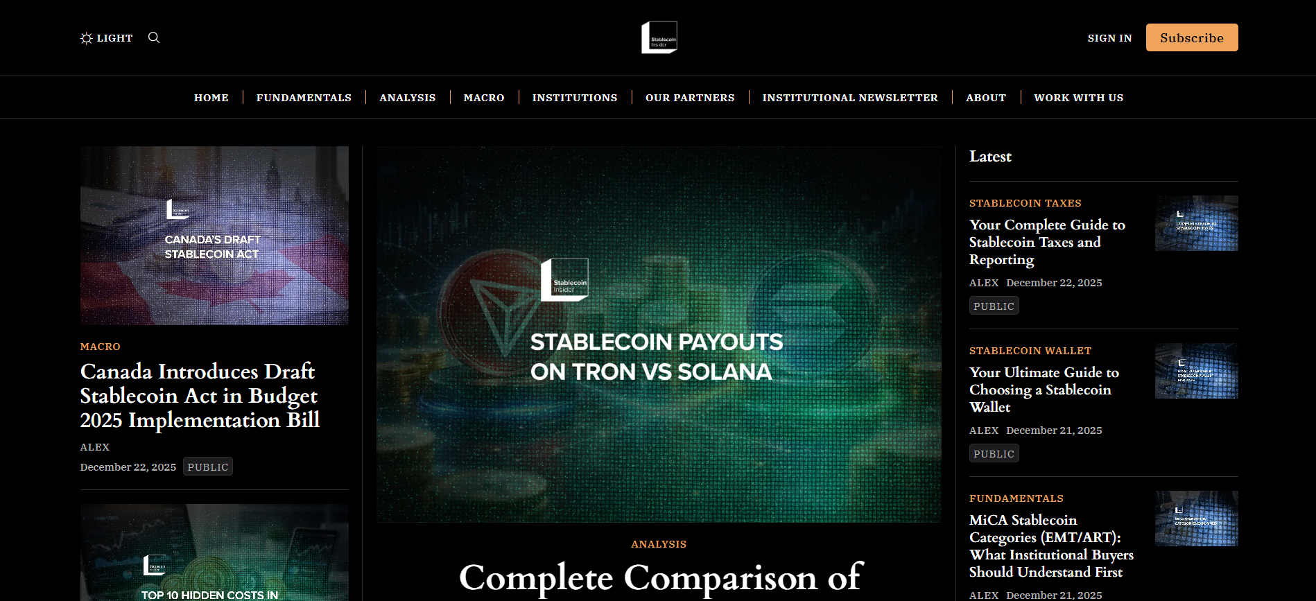 Best Stablecoin News Platform for 2026