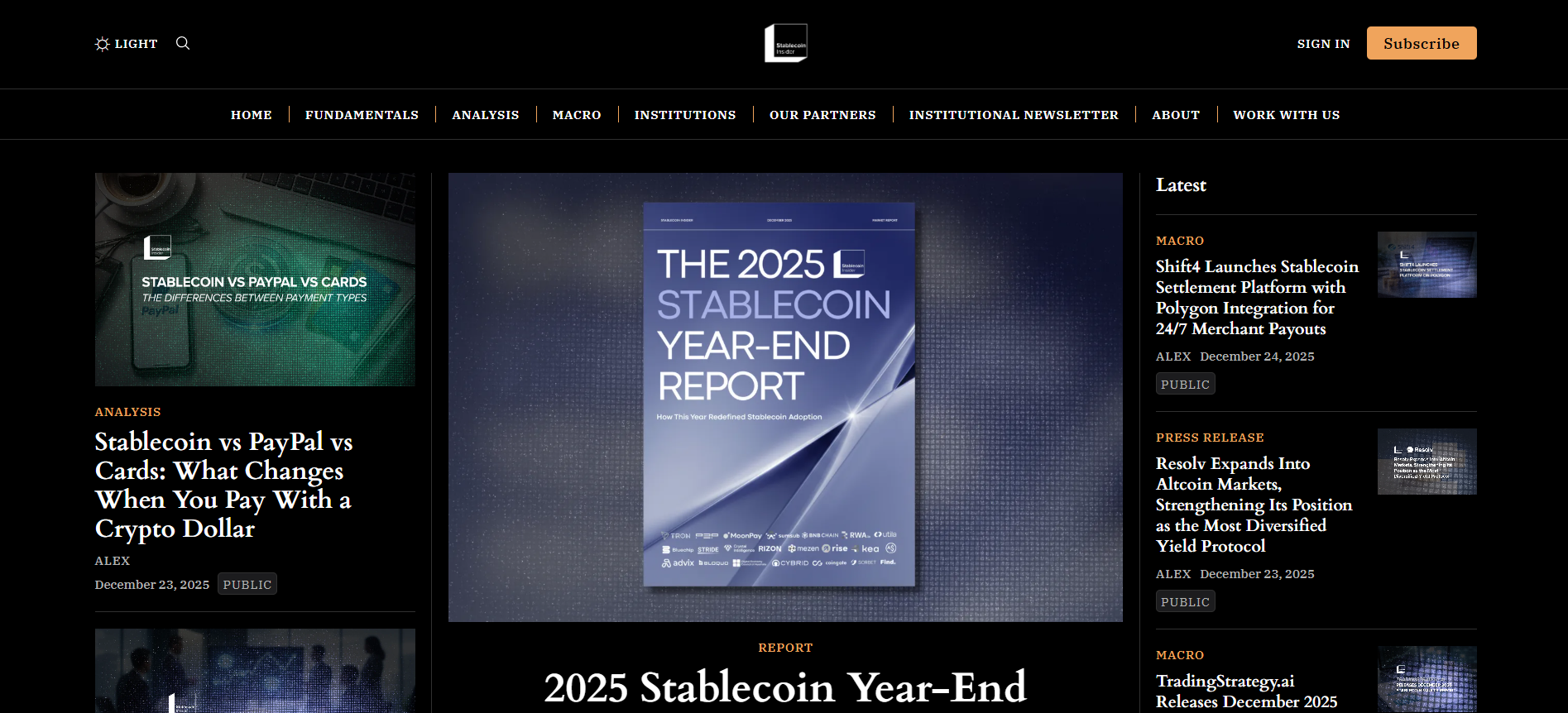 Best Stablecoin News Platform for 2026