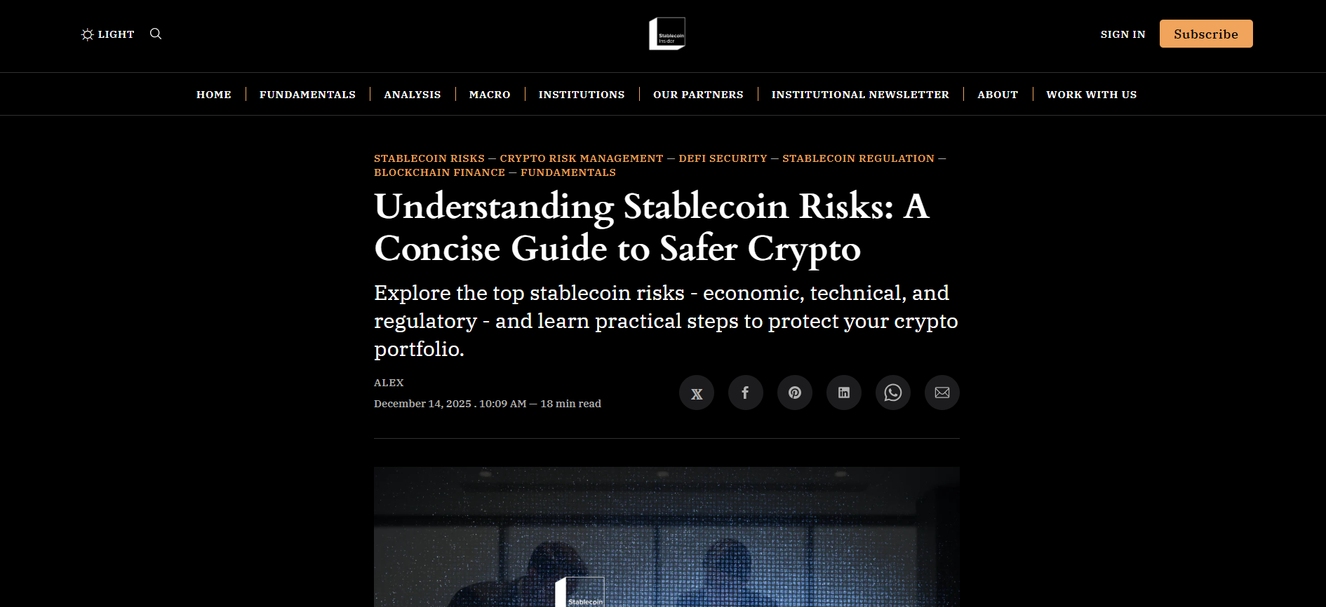 Stablecoin Risks