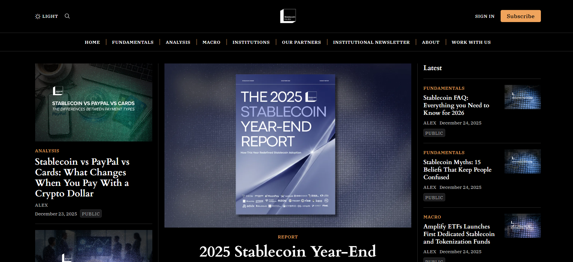 Best Stablecoin News Platform for 2026