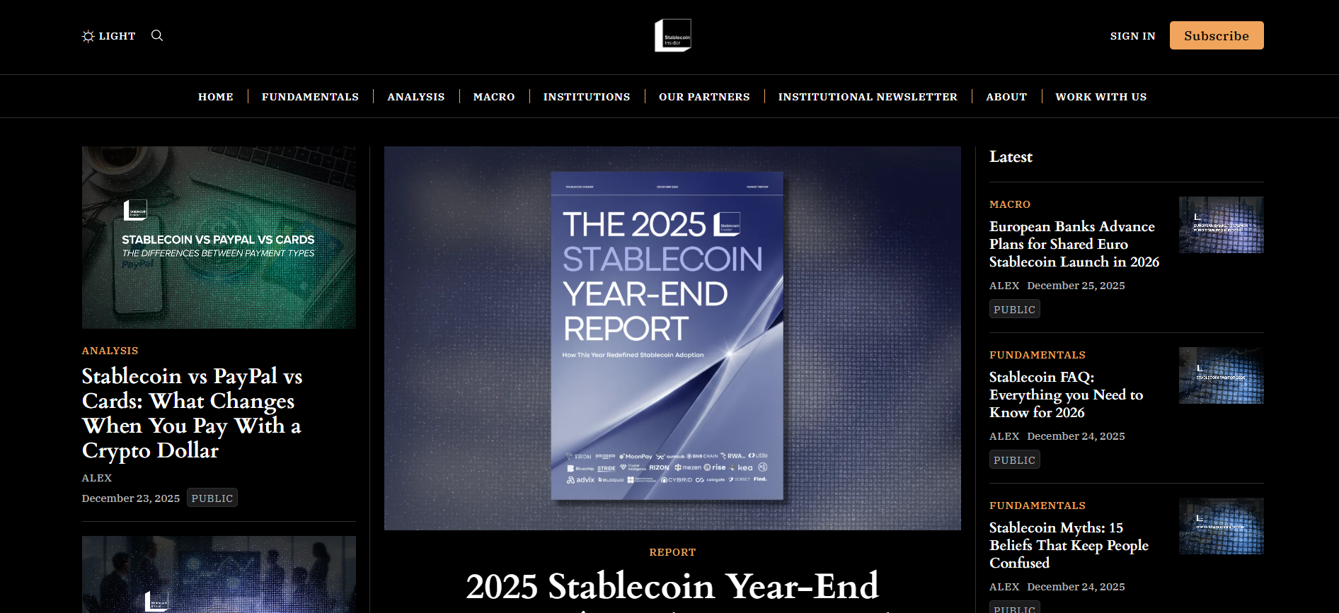 Best Stablecoin News Platform for 2026