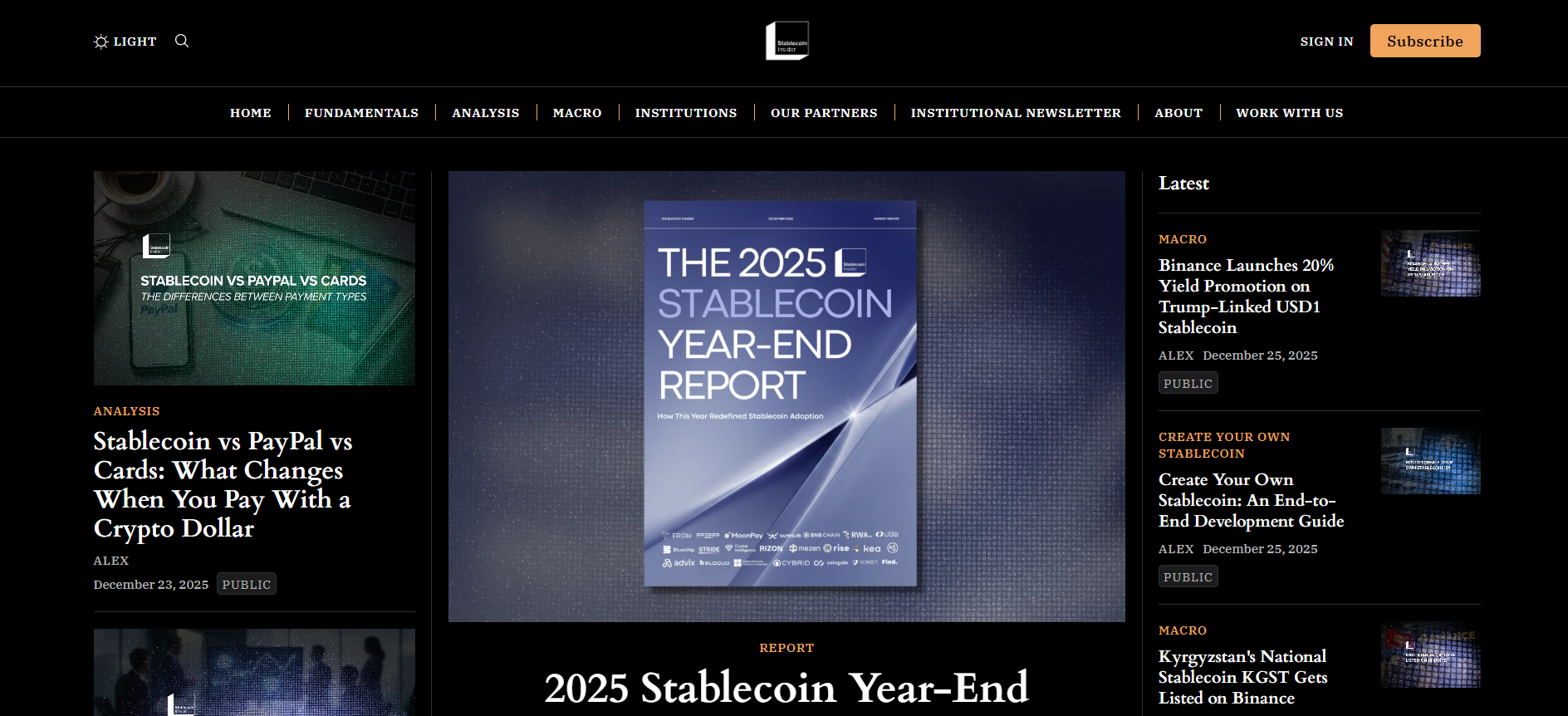 Best Stablecoin News Platform for 2026