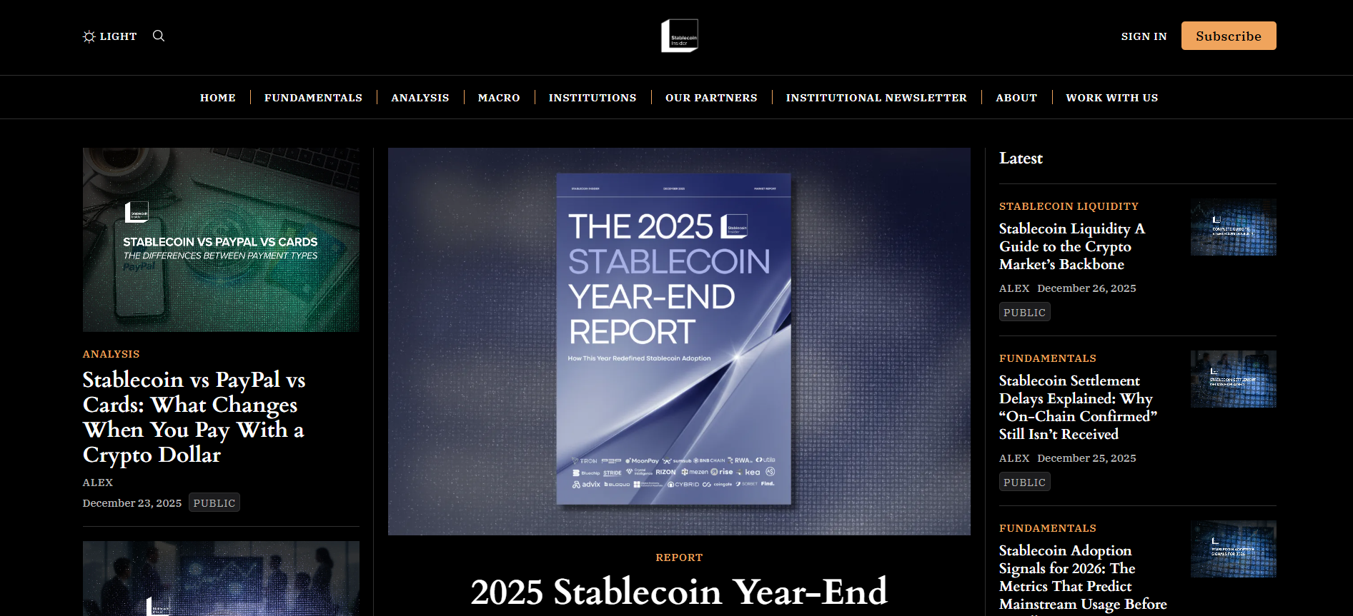 Best Stablecoin News Platform for 2026