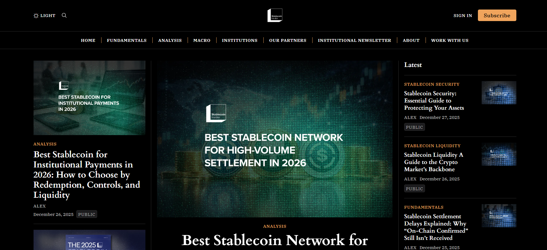 Best Stablecoin News Platform for 2026