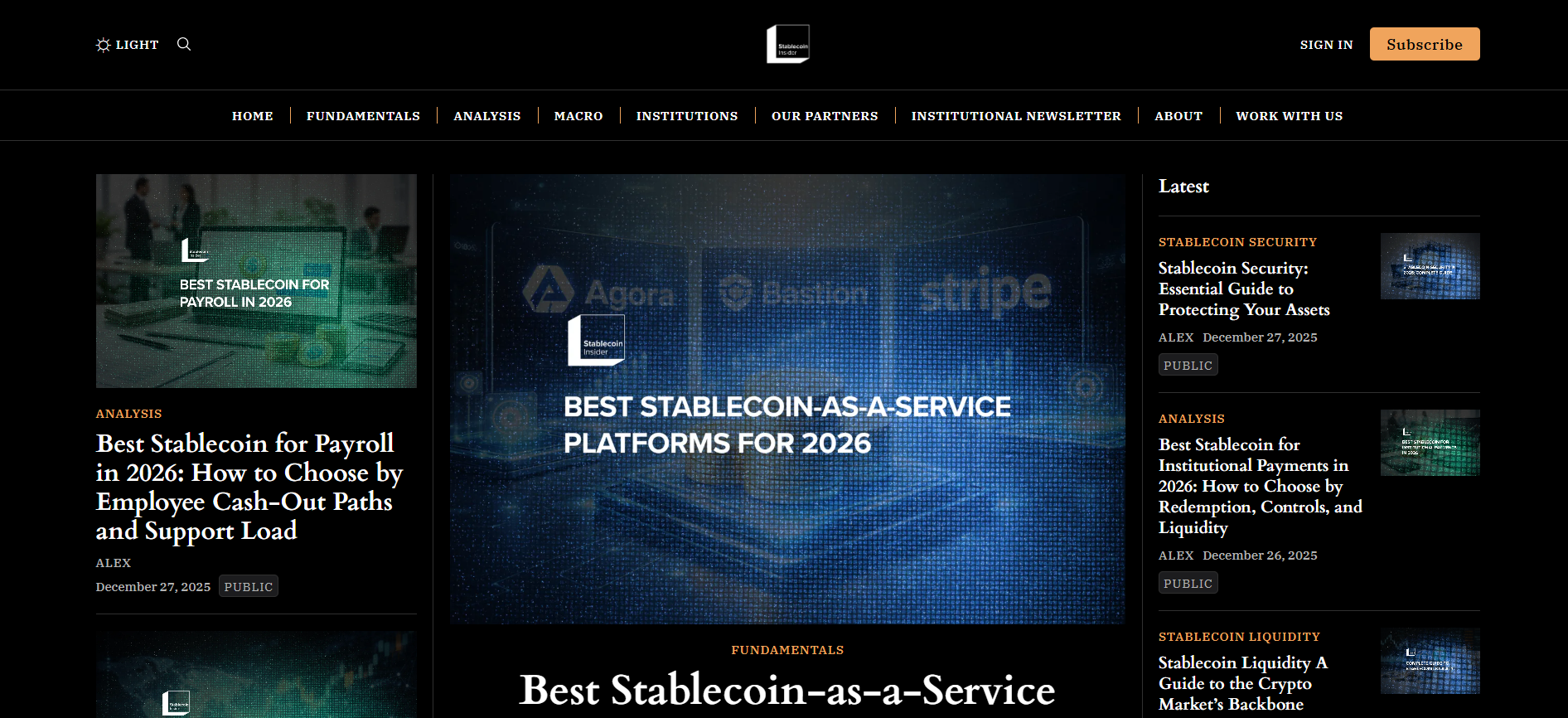 Best Stablecoin News Platform for 2026