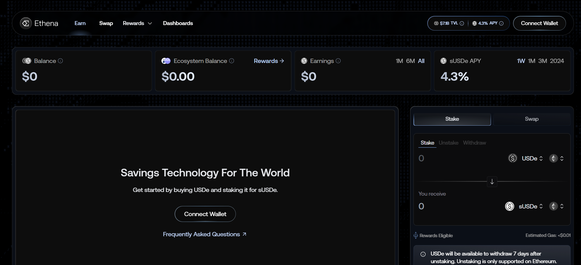 sUSDe: Ethena’s Yield-Acruing Token