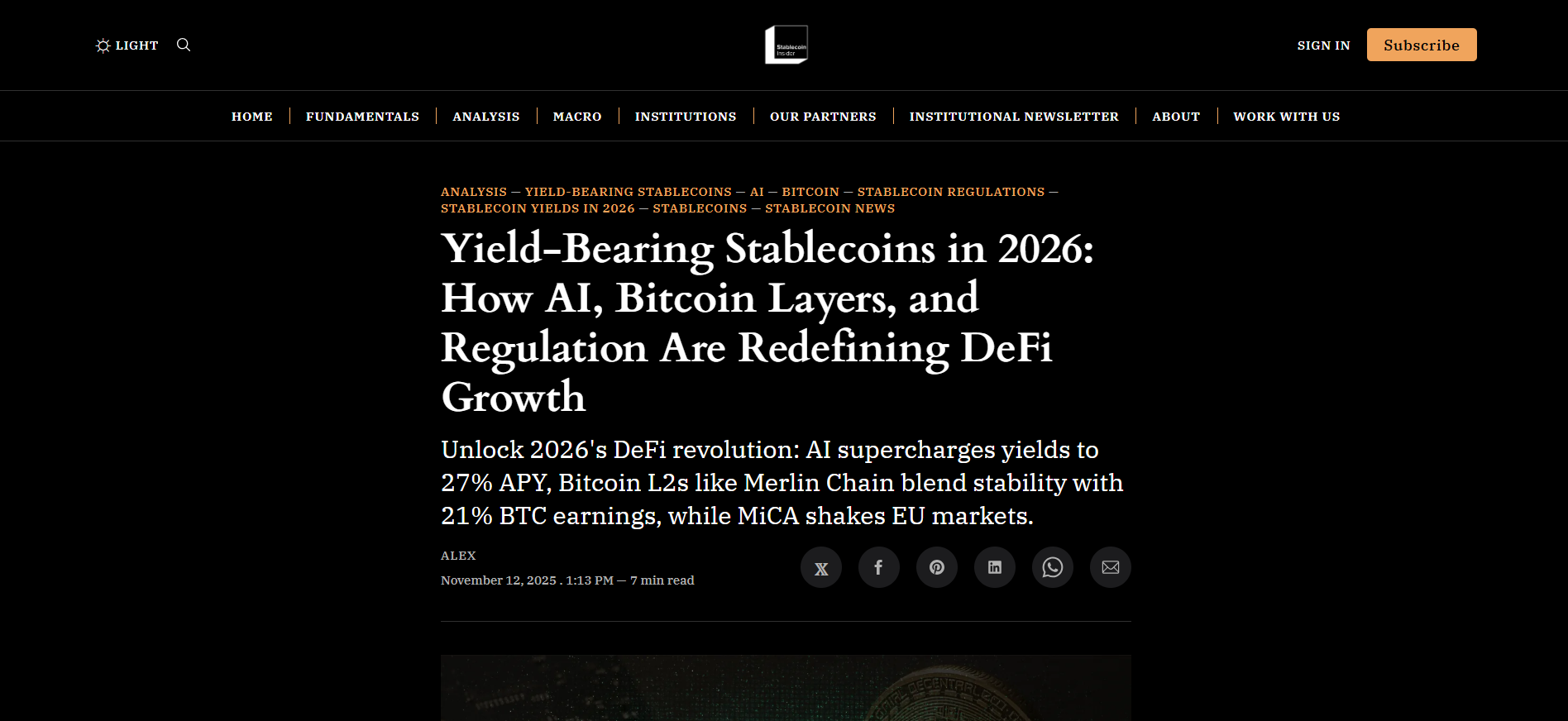 Yield-Bearing Stablecoins in 2026
