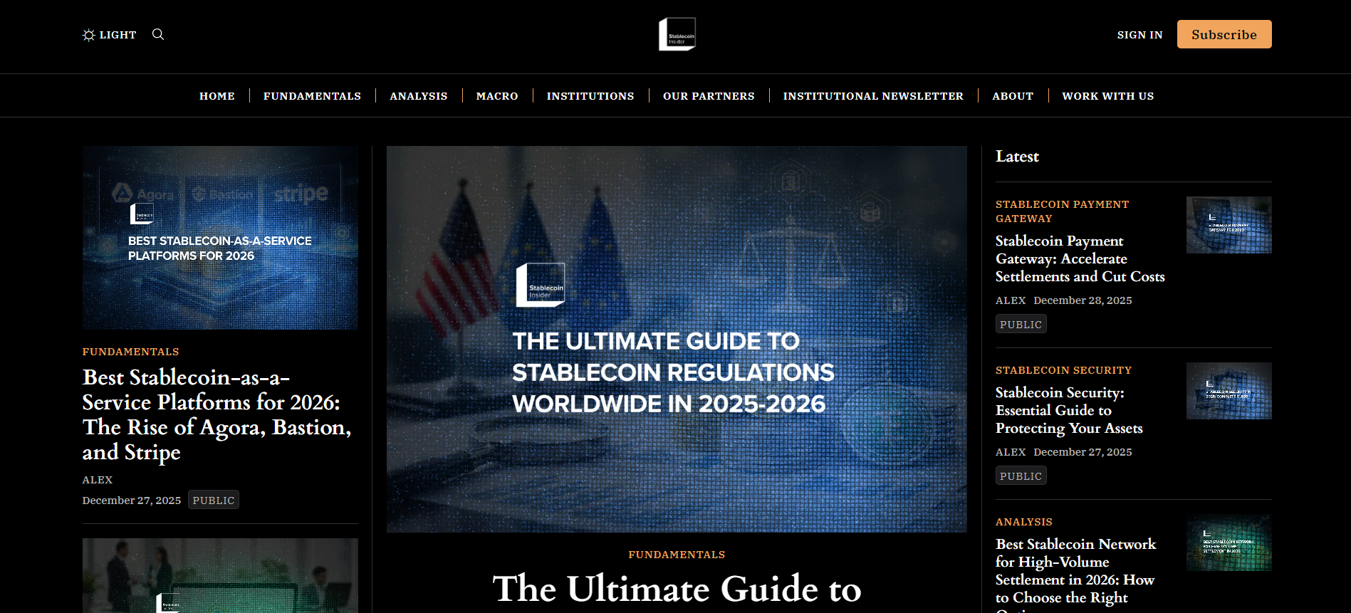 Best Stablecoin News Platform for 2026