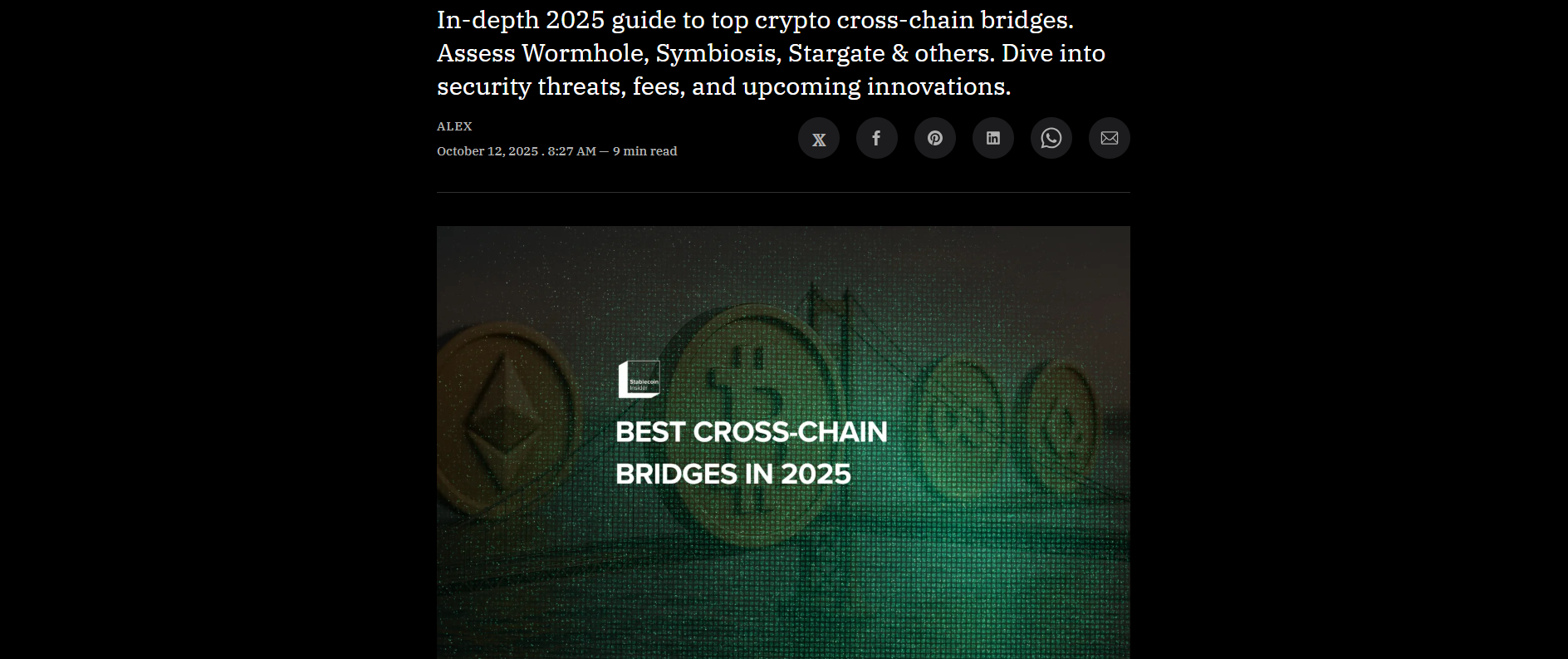 Best Cross-Chain Bridges in 2025