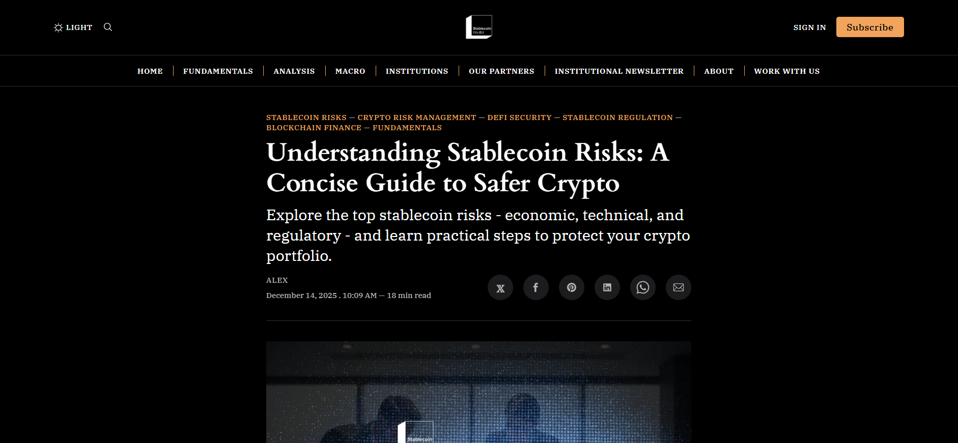 Stablecoin Risks