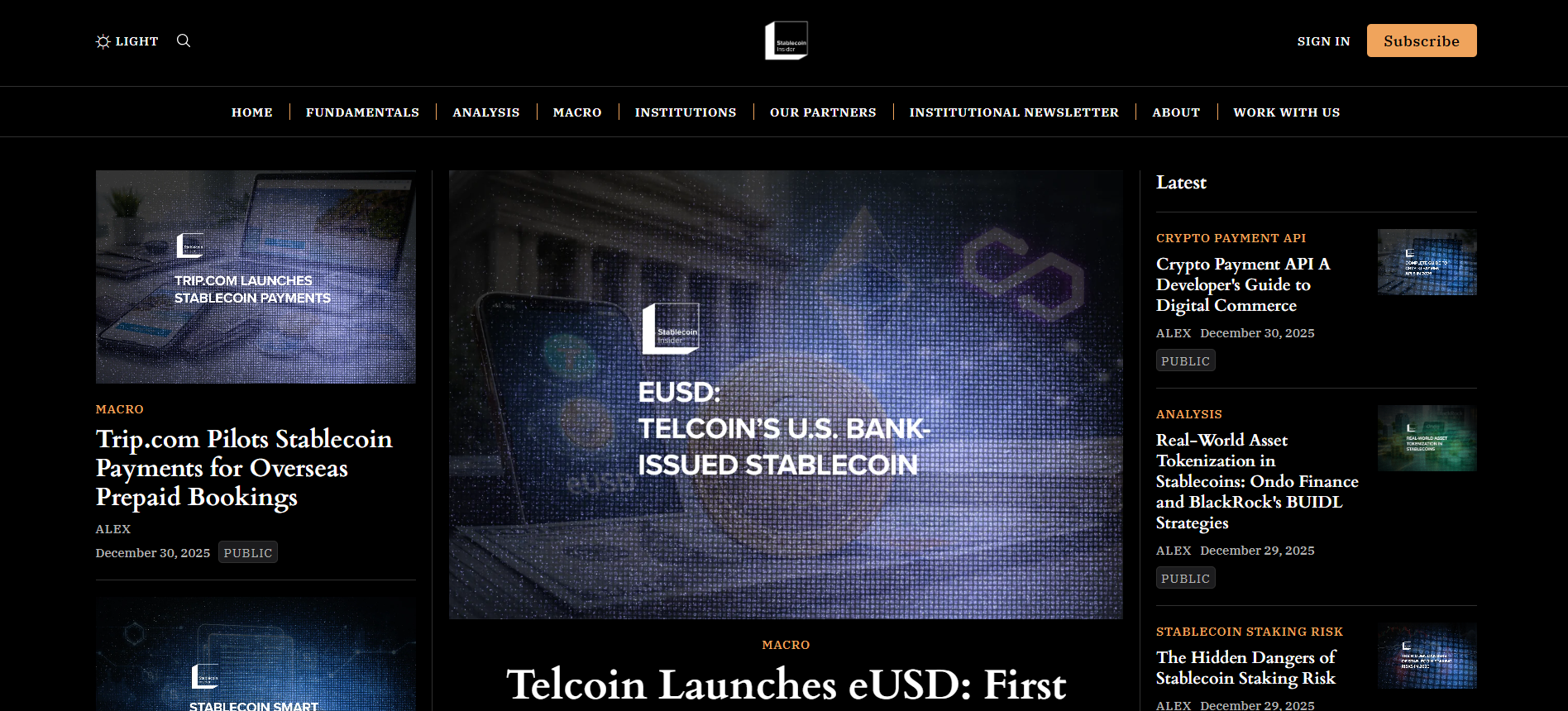 Best Stablecoin News Platform for 2026