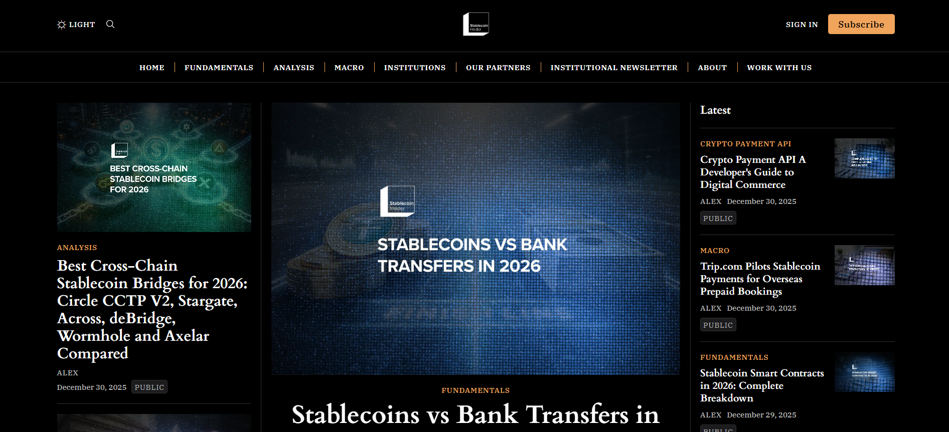 Best Stablecoin News Platform for 2026