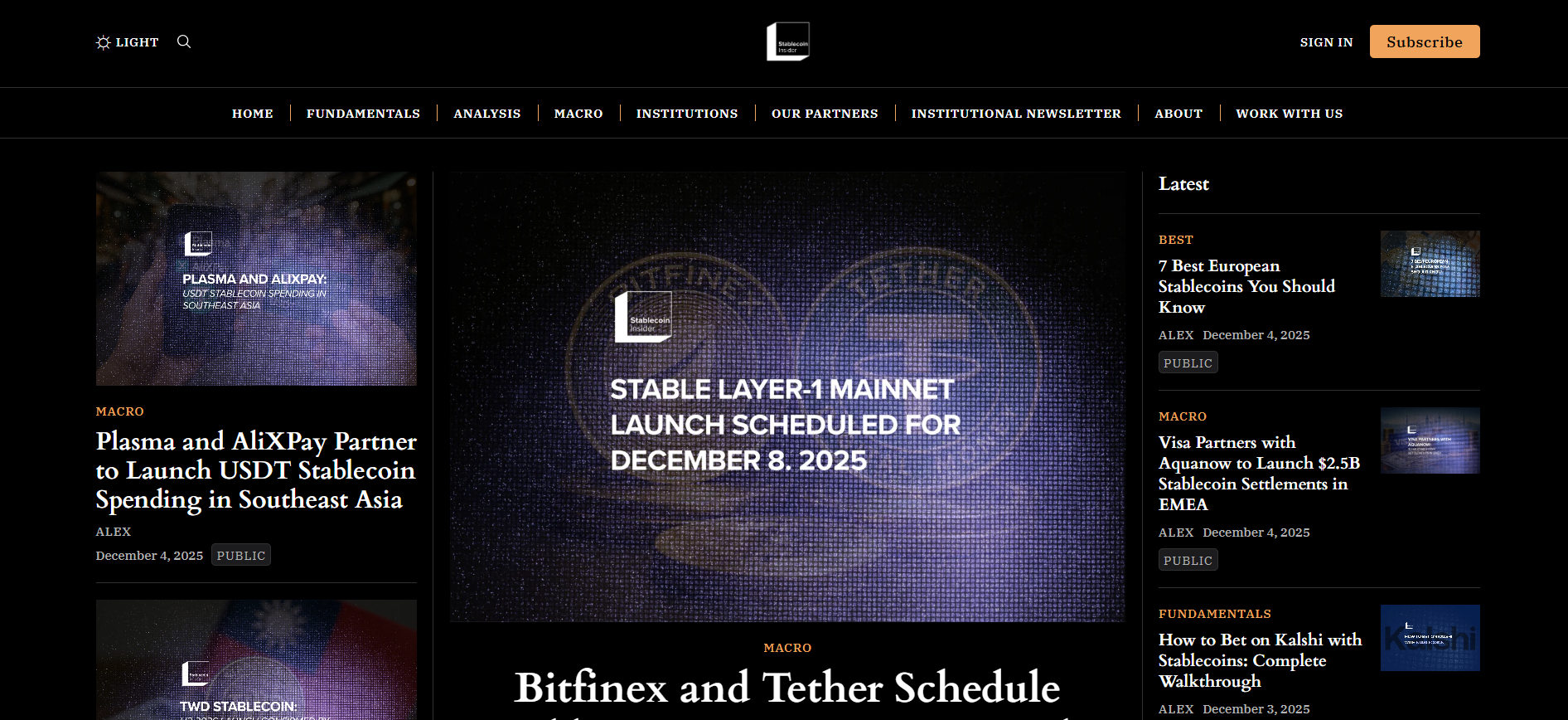 Latest Stablecoin News in 2025