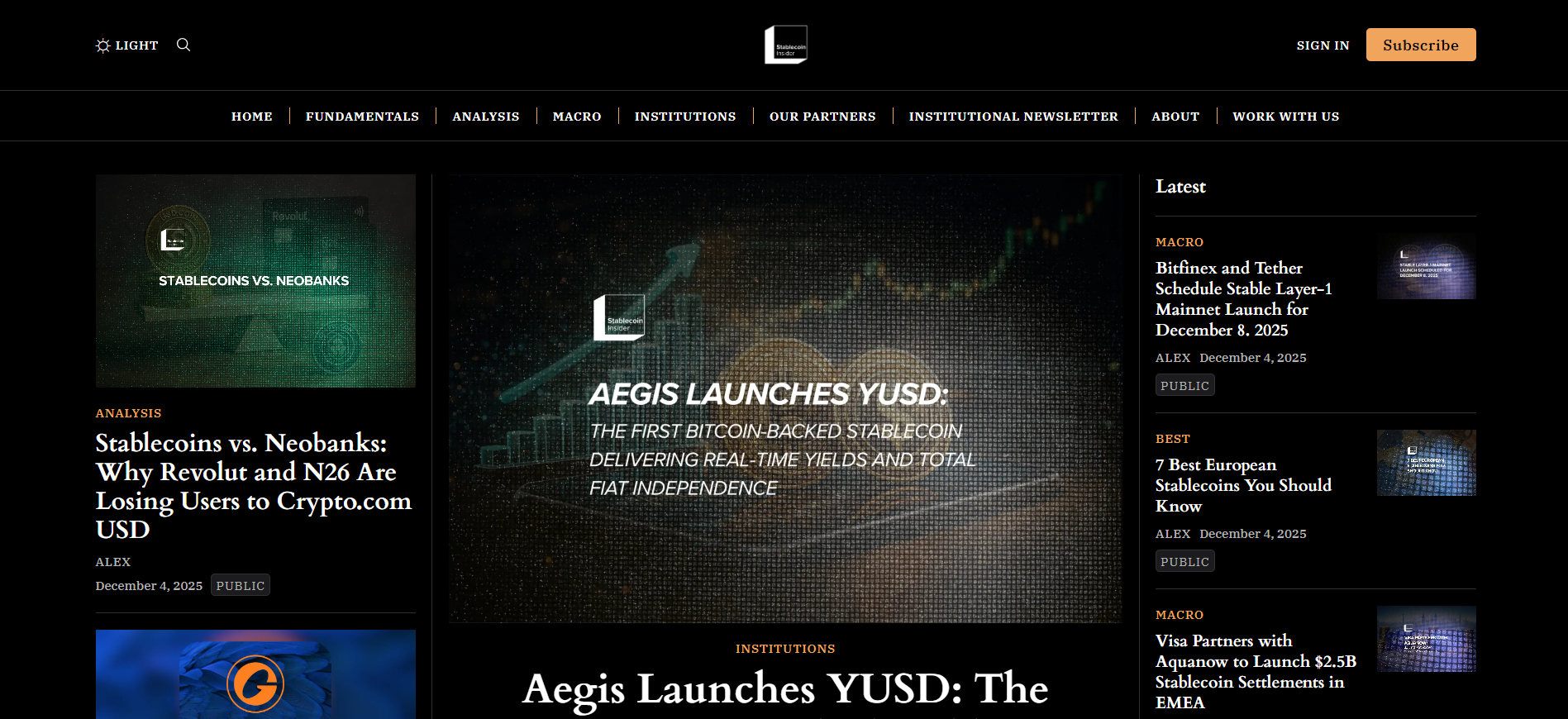 Best Stablecoin News Platform for 2026